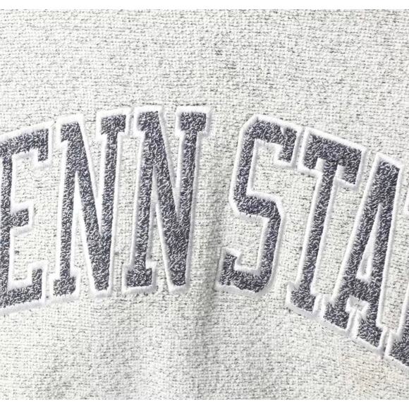 Women's Size S Pressbox Gray Penn State Nittany Lions Helena Comfy Sweatshirt - Picture 5 of 8